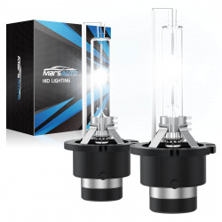 Marsauto® D2S/D2R 6000K Cool White 7600LM 70W Xenon HID Headlight Bulbs IP68 2Pcs