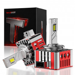 Torchbeam® D1S/D1R 8000K Ice Blue 22000LM 90W LED Headlight Bulbs IP68 2Pcs