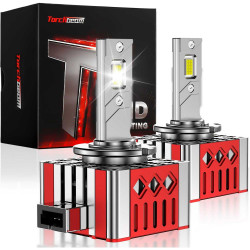 Torchbeam® D1S/D1R Super Bright 6500K Bright White 22000LM 90W LED Headlight Bulbs IP68 2Pcs