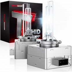 Torchbeam® D1S/D1R 6000K Cool White 6000LM 70W Xenon HID Headlight Bulbs IP68 2Pcs