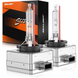 SEALIGHT® SH1 D3S/D3R 6000K Cool White 3800LM 35W Xenon HID Headlight Bulbs IP68 2Pcs