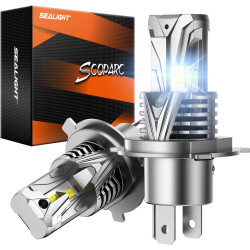 SEALIGHT® S7S 9003/H4 130W 6500K White IP68 LED Headlight Bulbs 2Pcs