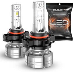 SEALIGHT® F1S 5202/5201 LED Fog Light Bulbs 6500K White 24W 10000LM IP68 2PCS