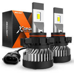 SEALIGHT® XF2 5202/5201 LED Fog Light Bulbs 6500K White 50W 10000LM IP67 2PCS