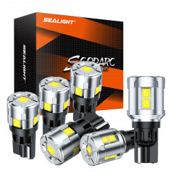 SEALIGHT® Advanced Interior & Backup Light Kit: T10/194 & T15/921 LED Light Bulbs (4+2Pcs)