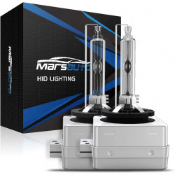 Marsauto® D1S/D1R Super Bright 5000K Pure White 7600LM 70W Xenon HID Headlight Bulbs IP68 2Pcs