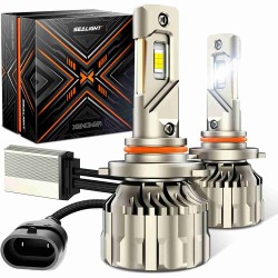 SEALIGHT® X4 9005/HB3 110W 6500K White IP68 LED Headlight Bulbs 2Pcs