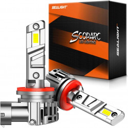 SEALIGHT® S1-Pro 881/886/889 60W 6500K White IP67 LED Fog Light Bulbs 2 Pcs