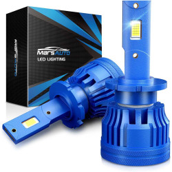 Marsauto® D2S/D2R 6000K Cool White 22000LM 45W LED Headlight Bulbs IP68 2Pcs