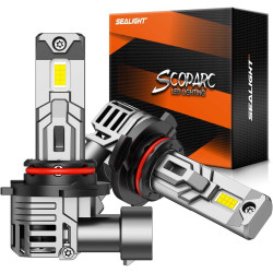 SEALIGHT® S1-Pro 9006/HB4 60W 6500K White IP68 LED Headlight Bulbs 2 Pcs
