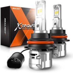 SEALIGHT® X5 9004/HB1 80W 6500K White IP68 LED Headlight Bulbs 2Pcs