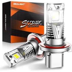 SEALIGHT® S7 H13/9008 100W 6500K White IP68 LED Headlight Bulbs 2Pcs