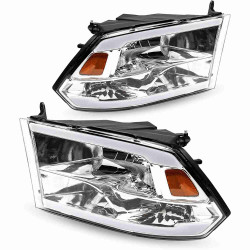 SEALIGHT® 2009-2018 Dodge Ram Custom Headlight Assembly with DRL