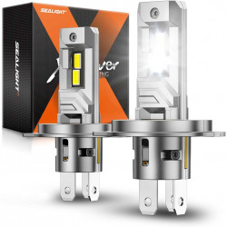 SEALIGHT® X1S 9003/H4 80W 6500K White IP68 LED Headlight Bulbs 2Pcs