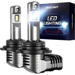 SEALIGHT® S2 9006/HB4 60W 6500K White IP68 LED Headlight Bulbs 2Pcs Upgraded Version