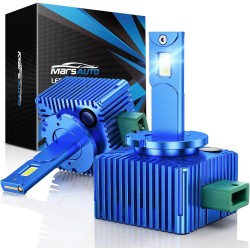 Marsauto® D3S 6000K White 20000LM 35W LED Headlight Bulbs 2Pcs