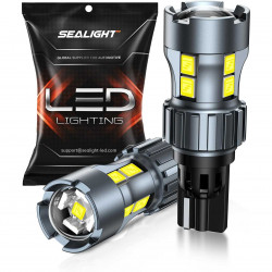 SEALIGHT® SLJ5 T15/921/912/W16W LED Backup  Reverse Light Dome/Map/Trunk/Door/Side Marker Light Bulbs 10W 600LM 6000K White 2PCS