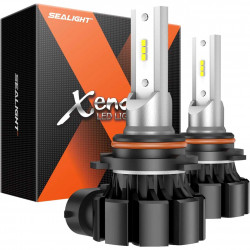 SEALIGHT® XF1 H10/9145/9140 LED Fog Light Bulbs 6000K White 20W 6000LM IP67 2PCS