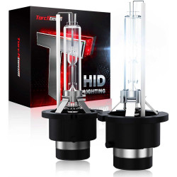 Torchbeam® D2S/D2R 6000K Cool White 6000LM 70W Xenon HID Headlight Bulbs IP68 2Pcs