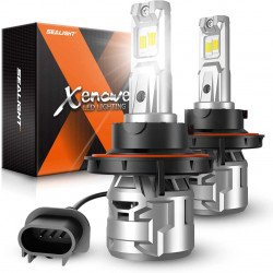 SEALIGHT® X5 H13/9008 80W 6500K White IP68 LED Headlight Bulbs 2Pcs