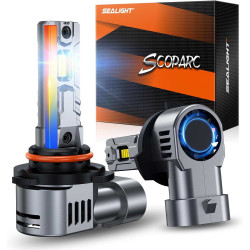 SEALIGHT® S2S 9005/HB3 70W 6500K White IP68 LED Headlight Bulbs 2Pcs