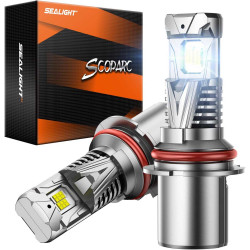 SEALIGHT® S7S 9007/HB5 130W 6500K White IP68 LED Headlight Bulbs 2Pcs