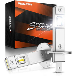 SEALIGHT® S6 H1 70W 6500K White IP67 LED Headlight Bulbs 2Pcs