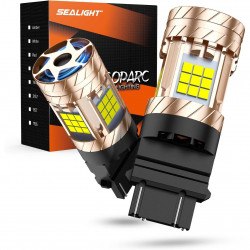 SEALIGHT® SLJ3 3157/3156/3057/T25 LED Backup Reverse Light Brake Tail Light Bulbs 30W 3200LM 6500K White 2PCS
