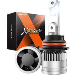 SEALIGHT® X3S 9007/HB5 100W 6500K White IP67 LED Headlight Bulbs 2Pcs