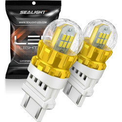 SEALIGHT® SLJ6 3157/3156/3057/T25 LED Backup Reverse Light Brake Tail Light Bulbs 10W 3000LM 6000K White 2PCS