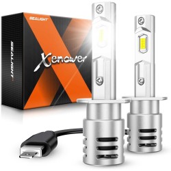 SEALIGHT® X5 H1 80W 6500K White IP68 LED Headlight Bulbs 2Pcs