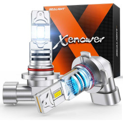 SEALIGHT® XF5 H10/9145/9140 LED Fog Light Bulbs 6500K White 40W 18000LM IP68 2PCS