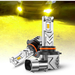 SEALIGHT® F3A H10/9145/9140 LED Fog Light Bulbs 3500K Yellow 40W 13000LM IP67 2PCS