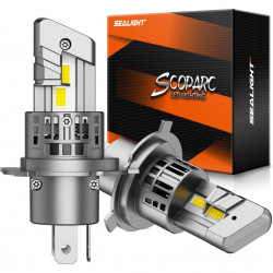 SEALIGHT® S1-Pro H4 60W 6500K White IP68 LED Headlight Bulbs 2 Pcs