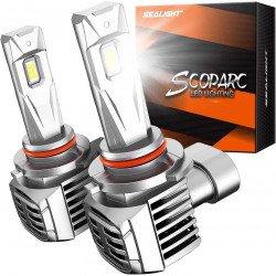 SEALIGHT® S7 9005/HB3 100W 6500K White IP68 LED Headlight Bulbs 2Pcs