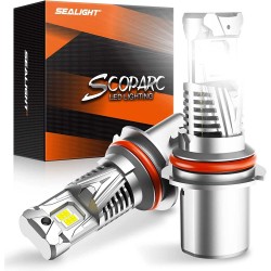 SEALIGHT® S7 9004/HB1 100W 6500K White IP68 LED Headlight Bulbs 2Pcs