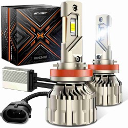 SEALIGHT® X4 H11/H9/H8 110W 6500K White IP68 LED Headlight Bulbs 2Pcs