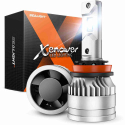 SEALIGHT® X3S H11/H9/H8/H16 100W 6500K White LED Headlight Bulbs 2Pcs
