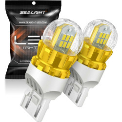 SEALIGHT® SLJ6 7443/7440/T20/W21W LED Backup Reverse Light Brake Tail Light Turn Signal Light Bulbs  30W 3000LM 6000K White 2PCS