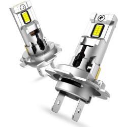 SEALIGHT® X5 H7 80W 6500K White IP68 LED Headlight Bulbs 2Pcs Fan Equipped