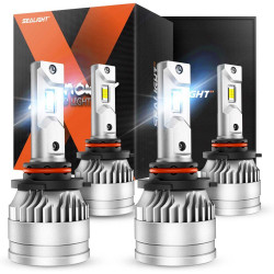 SEALIGHT® X3S 9005/HB3 9006/HB4 200W 6500K White IP67 LED Headlight Bulbs 2Pairs