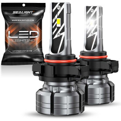 SEALIGHT® F1A 5202/5201 LED Fog Light Bulbs 6000K White 30W 10000LM IP68 2PCS
