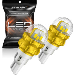 SEALIGHT® SLJ6 T15/921/912/W16W LED Backup Reverse Light Dome/Map/Trunk Light Bulbs 5W 2400LM 6000K White 2PCS