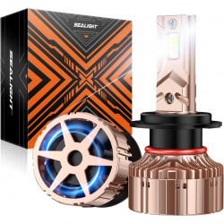 SEALIGHT® X6S H7 90W 6000K White IP68 LED Headlight Bulbs 2Pcs