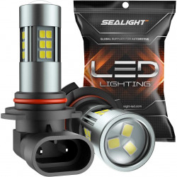 SEALIGHT® F1 9006/HB4 LED Fog Light Bulbs 6000K White 20W 6000LM IP67 2PCS
