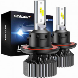 SEALIGHT® S1 H13/9008 60W 6000K White LED Headlight Bulbs 2Pcs