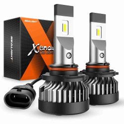 SEALIGHT® XF2 H10/9145/9140 LED Fog Light Bulbs 6500K White 50W 10000LM IP67 2PCS