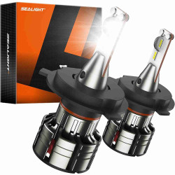 SEALIGHT® L1 H4/9003/HB2 60W 6500K White IP67 LED Headlight Bulbs 2Pcs